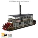 SP Colonial Paddle Steamer With Wood Planking 2