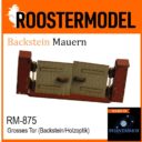Roostermodel Grosses Holztor (Backsteinmauern)