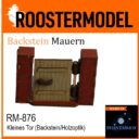 Roostermodel Kleines Holztor (Backsteinmauern)