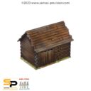 SP Destroyed East European Outhouse Barn (28mm) 1