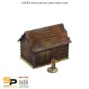 SP Destroyed East European Outhouse Barn (28mm) 2