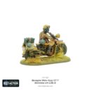 WG Bolt Action Bersaglieri Moto Guzzi GT17 Motorbike With LMG B 3