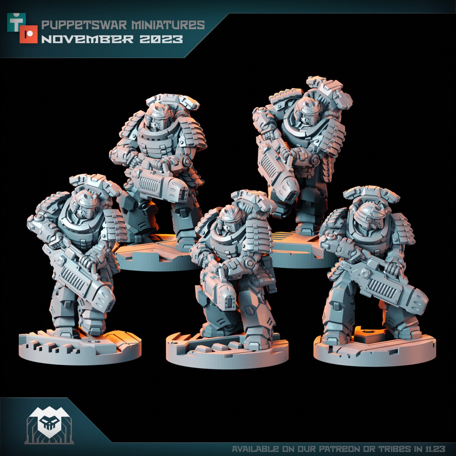 Puppetswar Miniatures November Patreon das