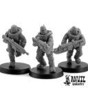 AI Exo Lord Coalition Marine Rifle Squad Dynamic Posing 1