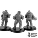 AI Exo Lord Coalition Marine Rifle Squad Dynamic Posing 2