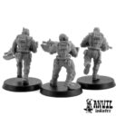 AI Slim Build Female Exo Lord Coalition Marine Rifle Squad Dynamic Posing 2