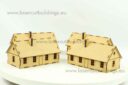 Lasercut Buildings 28mm Farmhouses 1