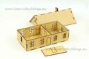 Lasercut Buildings 28mm Farmhouses 6