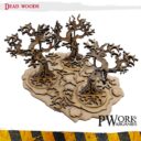 Pwork Wargames Dead Woods MDF Terrain Scenery 1