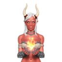 Demon Princess Pin Up 3D Printable STL Files 1