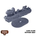 WC Dystopian Wars Vauban Battlefleet Set 13