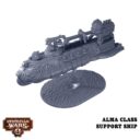 WC Dystopian Wars Vauban Battlefleet Set 16