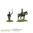 WG Confederate Officers Advancing (foot & Mounted) A 2