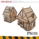 Town Houses Mdf Terrain Scenery