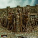 Printable Scenery Ruined Ramshackle Ramparts 2