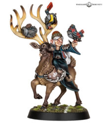 Games Workshop Rowana Forestfoot Enlists A Full Size Stag To Help The Gnomes Win At Blood Bowl 1