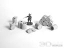 3D Alien Worlds Samurai Fishing Village 12