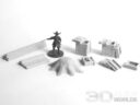3D Alien Worlds Samurai Fishing Village 14