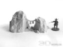 3D Alien Worlds Samurai Fishing Village 3