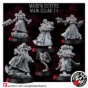 Artel „W“ Miniatures Maiden Sisters Main Squad Preview 1