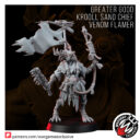 Wargame Exclusive Greater Good Krooll Sand Chief With Venom Flamer 3