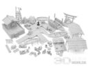 3D Alien Worlds Samurai Fishing Village 1
