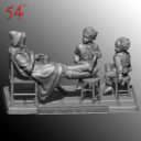Mithril Miniatures Strider Meets Mr. Underhill – 54mm UV Resin Miniature 1