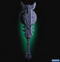 Oathguard The Sacred Macuahuitl Life Sized Wall Display 1