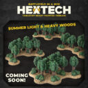 Gale Force Nine HEXTECH Light & Heavy Woods (Summer, Autumn & Winter) 1