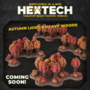 Gale Force Nine HEXTECH Light & Heavy Woods (Summer, Autumn & Winter) 2