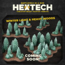 Gale Force Nine HEXTECH Light & Heavy Woods (Summer, Autumn & Winter) 3