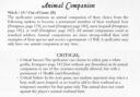 Frostgrave Animal Companion Critical Teaser
