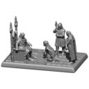 Mithril Miniatures MZ732 The Lord Of The Rings 'King EOMER™ Accepts The Submission Of The Dunlendings™' UV Resin Miniature 1