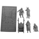 Mithril Miniatures MZ732 The Lord Of The Rings 'King EOMER™ Accepts The Submission Of The Dunlendings™' UV Resin Miniature 3