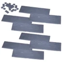 MG Kings Of War Modular Plastic Base Set (120x40) X 8