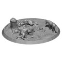 Mithril Miniatures MZ734 The Lord Of The Rings 'The Fox Watches Sleeping Hobbits' UV Resin Vignette 1