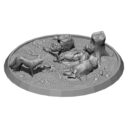 Mithril Miniatures MZ734 The Lord Of The Rings 'The Fox Watches Sleeping Hobbits' UV Resin Vignette 2