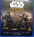 Asmodee Atomic Mass Games Star Wars Legion Cassian Andor, Jyn Erso, K 2S0 Box Front
