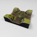 Tabletop Modellbau Hohlweg Kreuzung