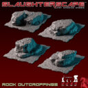Fat Dragon Games Slaughterscape Rock Outcroppings (2)