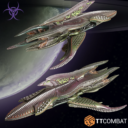 TTCombat Dropfleet Commander Scourge Battlecruiser 2