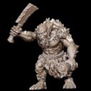 AntiMatter Games Uncharted Realms Kickstarter Cave Troll STL Miniature