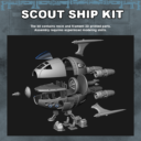 Bombshell Miniatures Scout Ship Kit 2