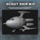Bombshell Miniatures Scout Ship Kit 3