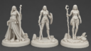 Female Adventurers 3D Printable Female Miniatures 1
