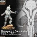 Star Wars Legion Convention Exclusive Concept Version Boba Fett Miniature